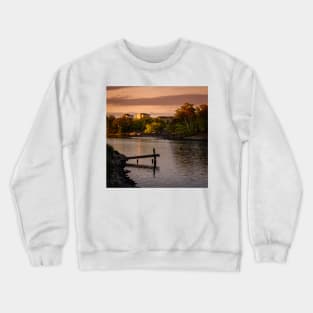 The sun goes down over Karlskrona in Sweden Crewneck Sweatshirt